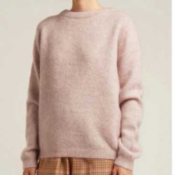 ACNE STUDIOS Mohair Dramatic Sweater in Pink Size XS - Picture 11 of 13